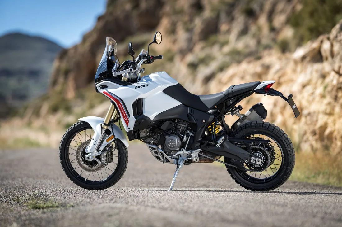 New Ducati DesertX V2 2026 rental Tenerife